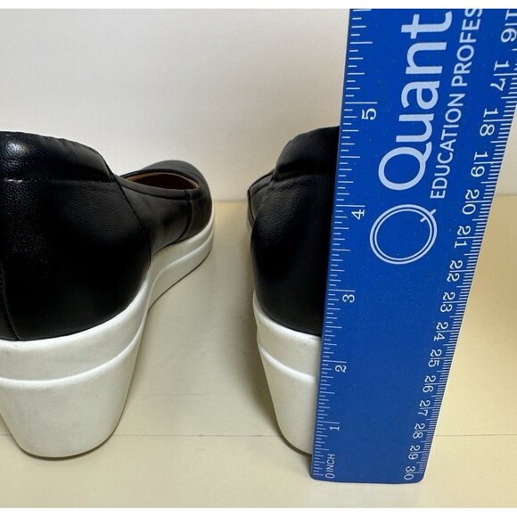 Naturalizer Women’s Black Wedge Slip-On Size 8.5 EU 39 Comfort Support Shoe - Picture 3 of 10